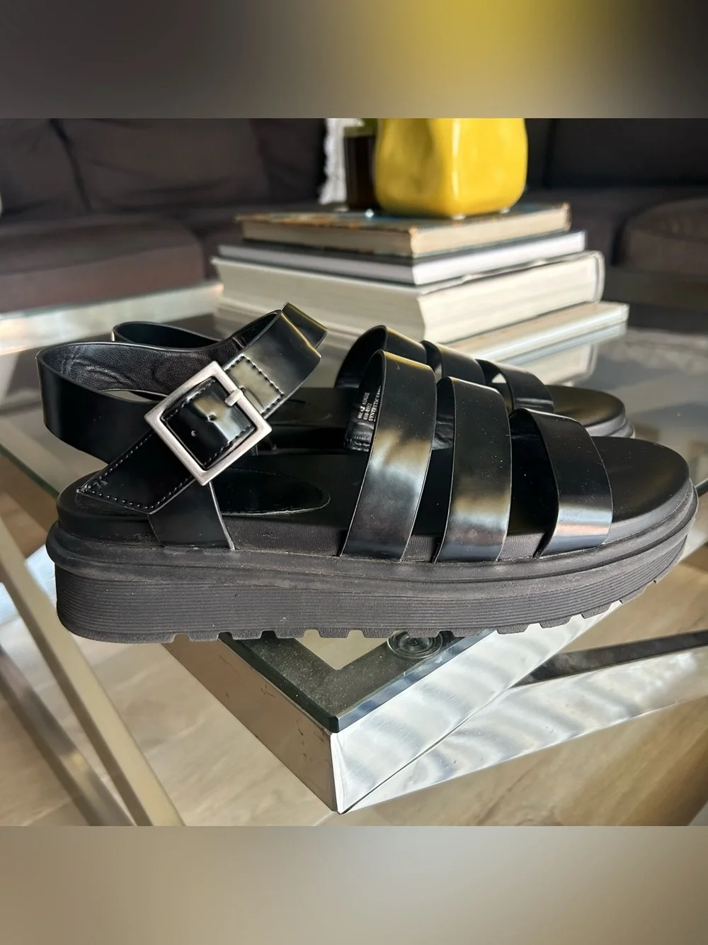 Arizona Jean Company Augie Platform Strap Sandals